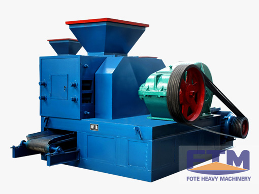 Dry powder briquetting machine