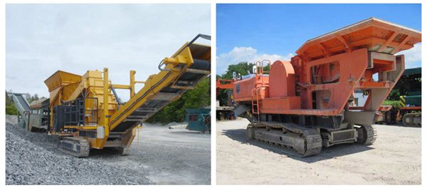 Crawler type mobile VSI crusher