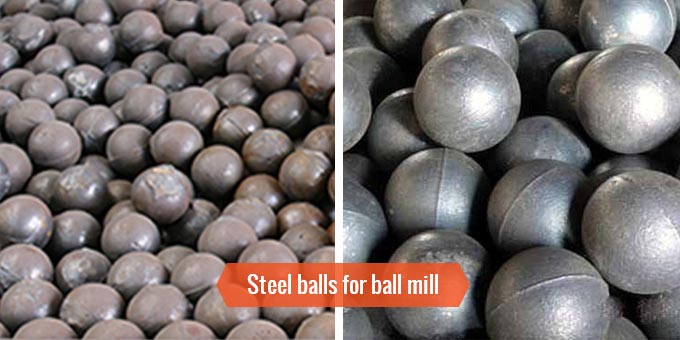 Steel ball of ball mill